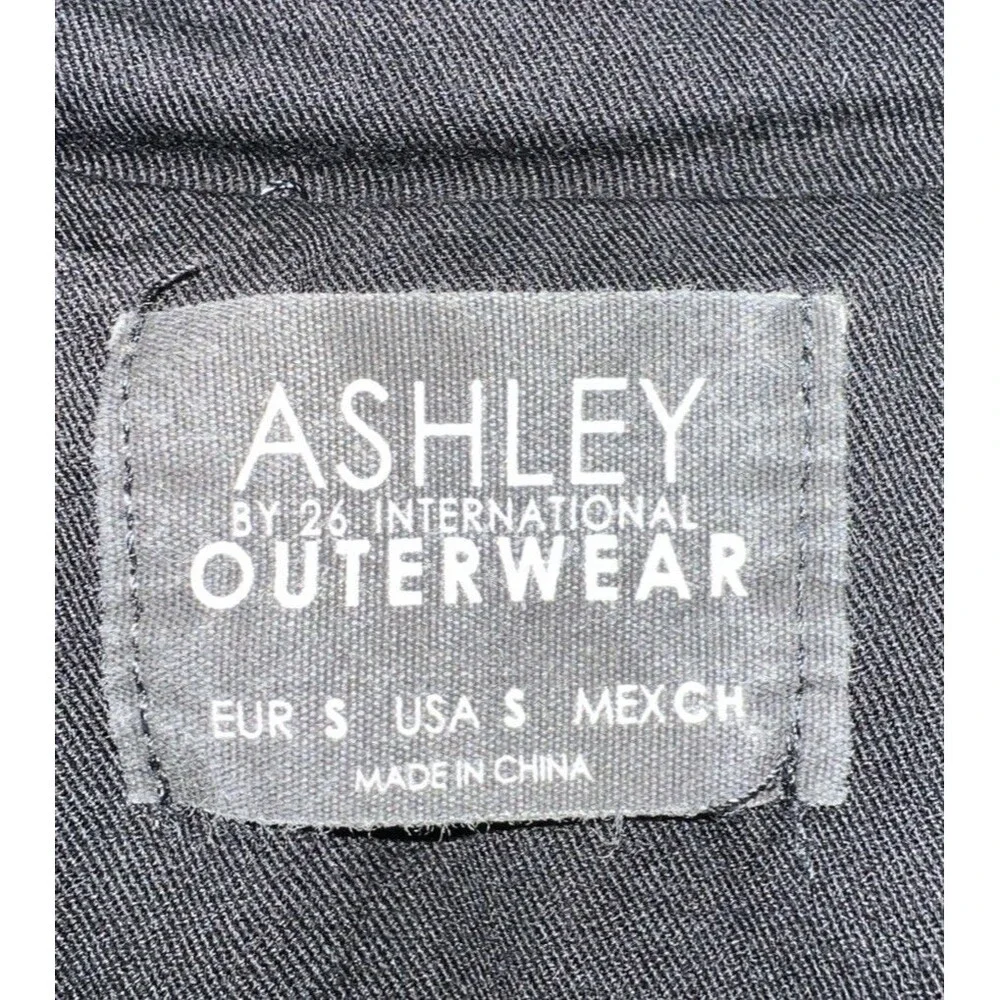 Ashley by 26‎ International Outerwear Jacket - Black -Women's Size Small